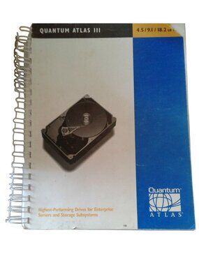 Computer Manual Quantum Atlas III 4.5 / 9.1 / 18.2 GB SCSI Highest Performing Dr
